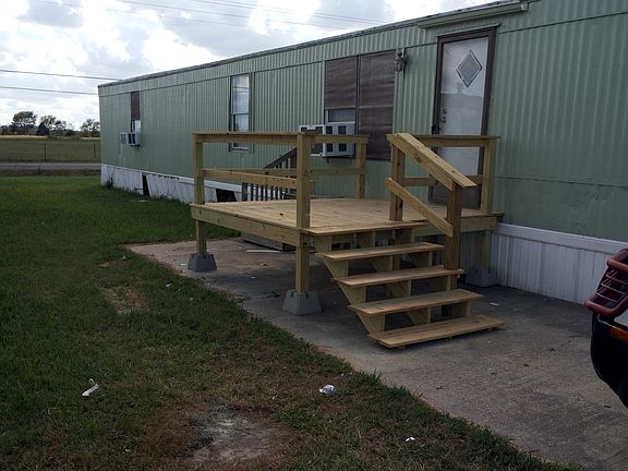 New deck entrance