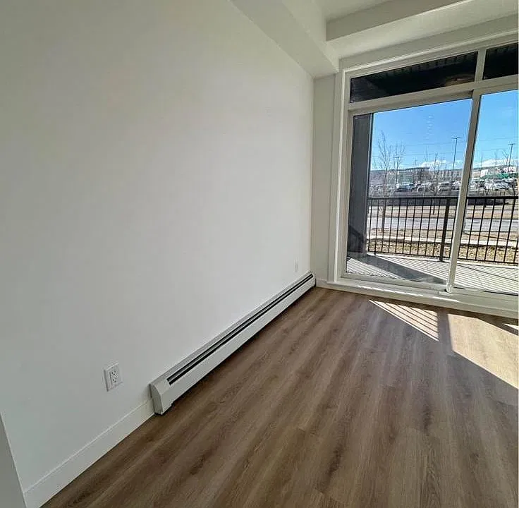 Living area, patio door