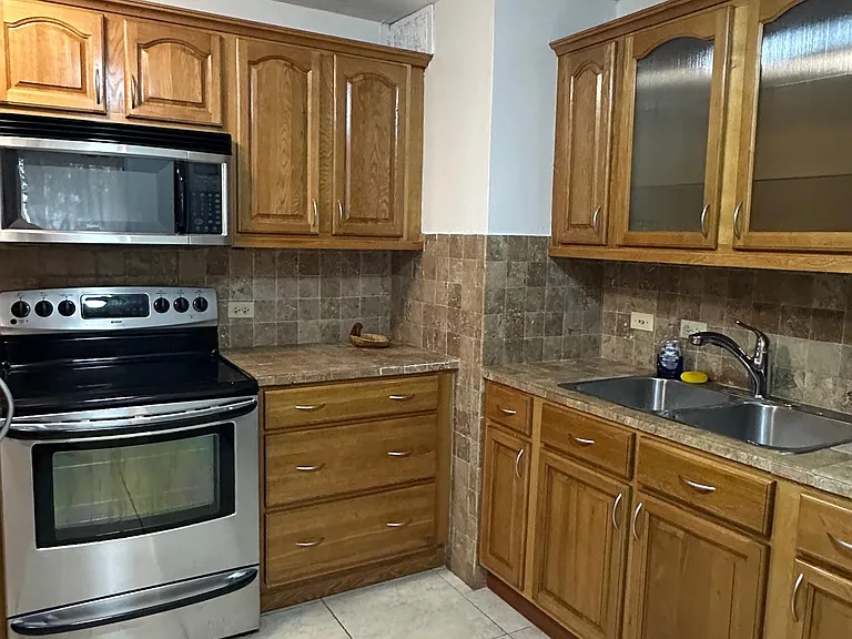 Kitchen and laundry room