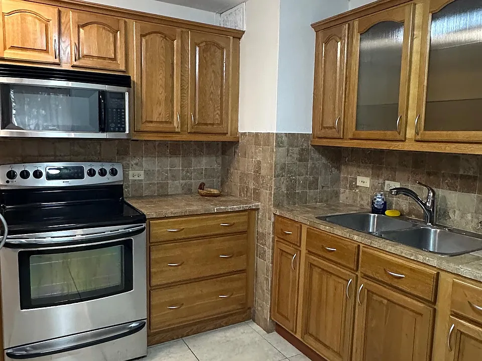 Kitchen and laundry room