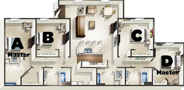 D3 Floor Plan D3 Floor Plan