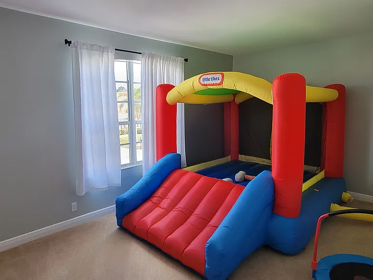 Media Room (AKA bounce house room)
