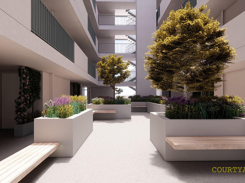 Courtyard South View