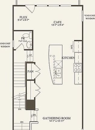 Second Floor 3 br / 2.5 ba