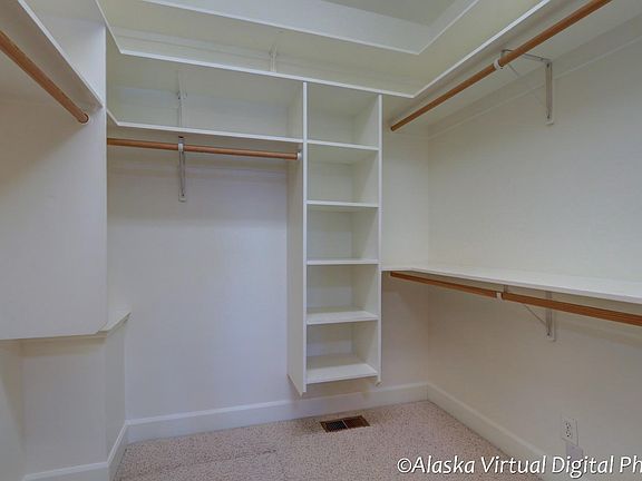 Master walk in closet