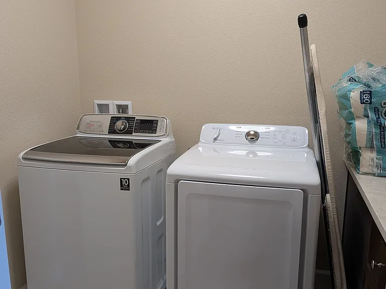 Upstairs Laundry; Washer and Dryer included.