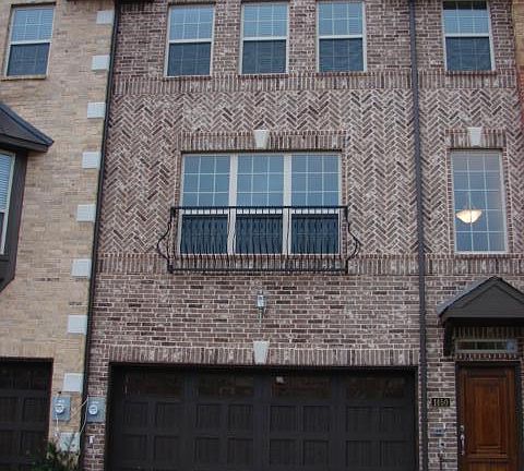 front view of the town-home