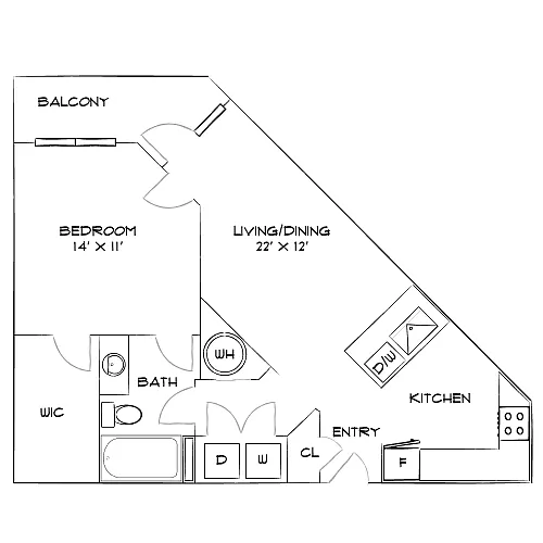 Floor plan Design 1C