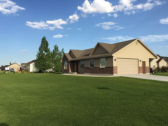 Front view and garage