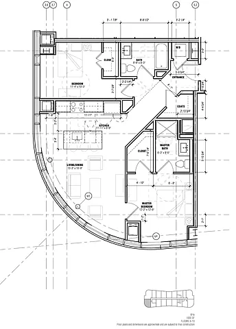 Floor plan Unit B1b