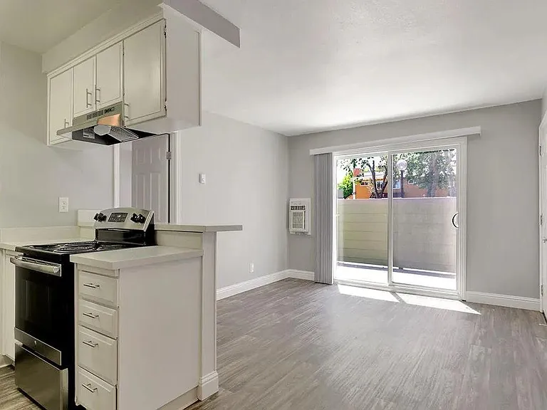One Bedroom Living to patio
