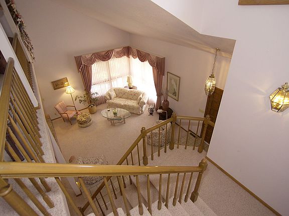 The loft area offers many uses