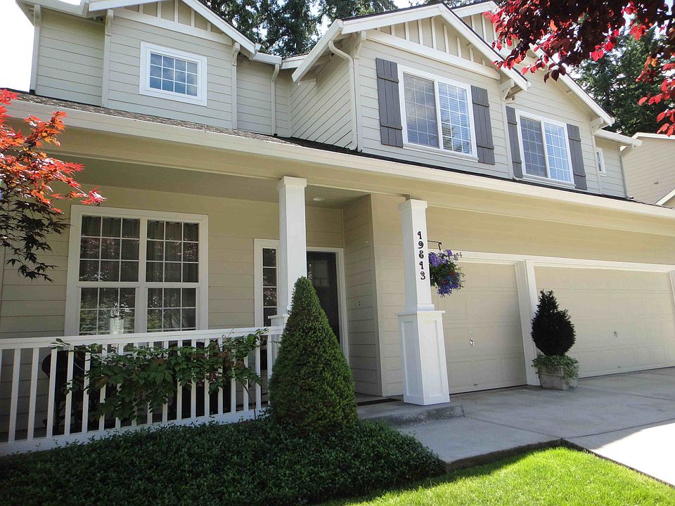 Inviting covered porch