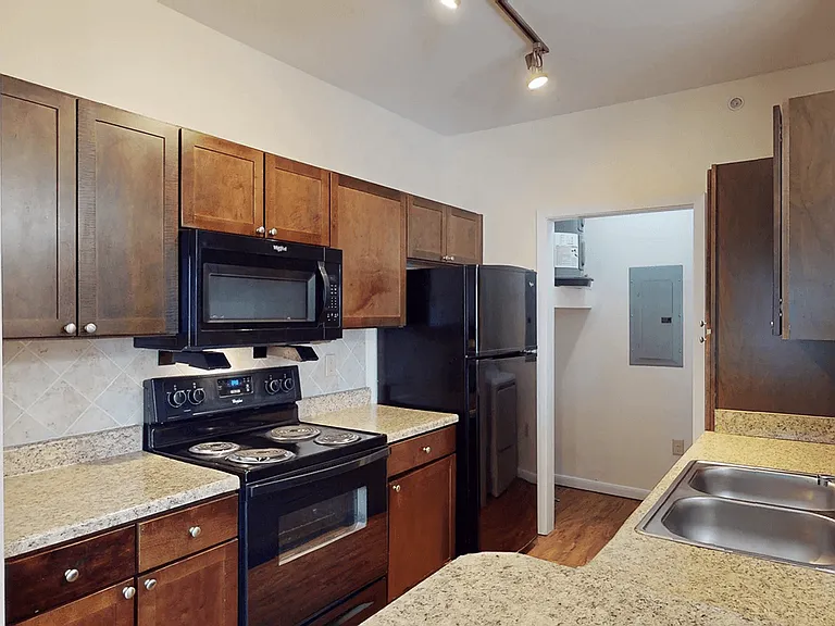 Kitchen with Connected Laundry Room