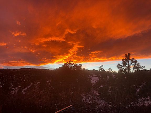 Sunset from the back porch
