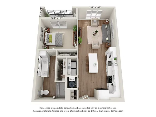Floor plan A2 Type A