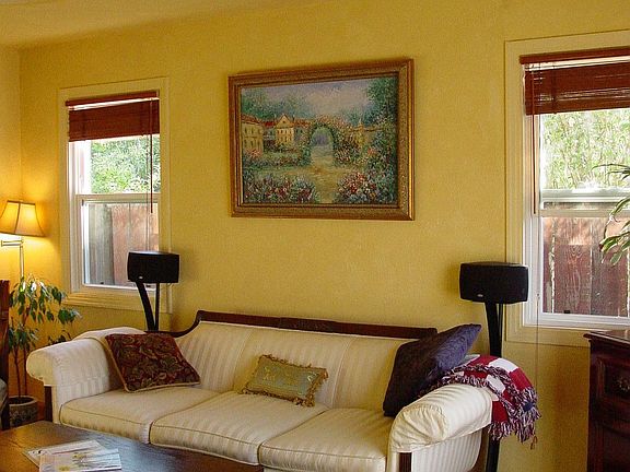 Drop coffered ceilings in designer Livign Room