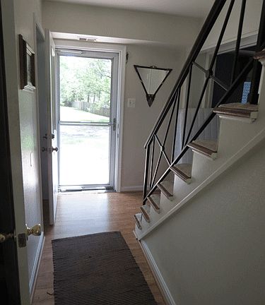 Foyer and front door