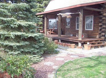 Stone Walkways Leading to front Porch
