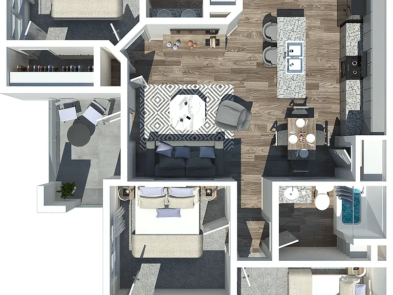 The Palms at Sunset Lakes Apartment Homes — Photo 10