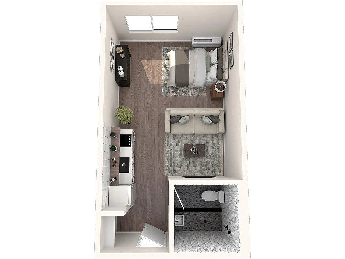 Floor plan Studio C