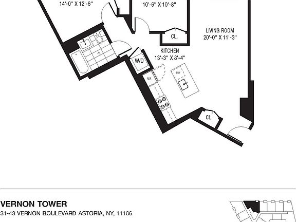 2nd image of 3143 Vernon Blvd #617