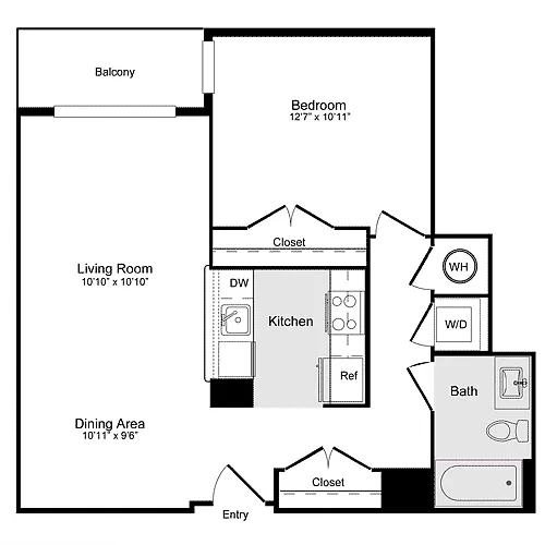 Floor plan A-2C