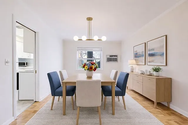 *staged photo*
dining room