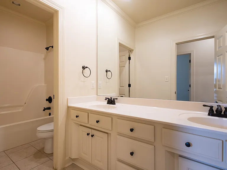 Shared Full bath for bedroom #2 and #3.