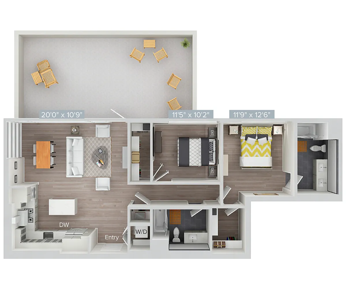 Floor plan B18S-1115