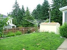 Backyard view 1