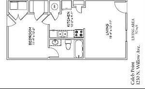 2nd image of 1230 N Willow Ave APT A5