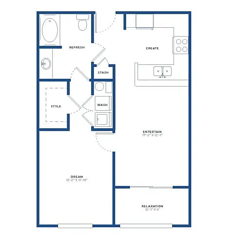 Floor plan 1X1
