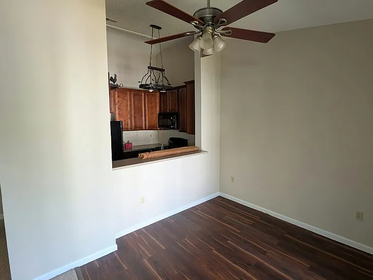 Kitchen view from living