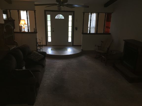 living room from bay window
