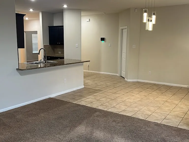 Open concept, Dining area and Living room