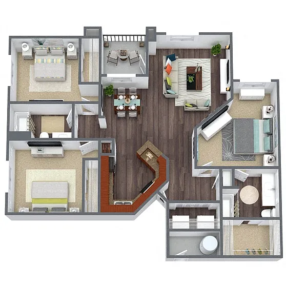 Floor plan The Tuscana