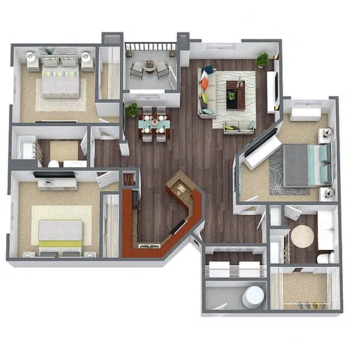 Floor plan The Tuscana