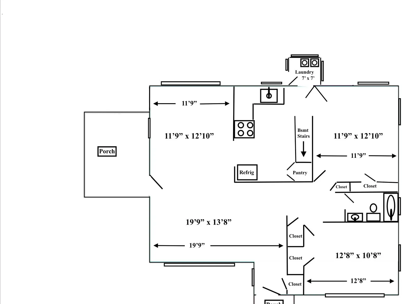 2 bed, 1200 sqft, $2,800 — Photo 3