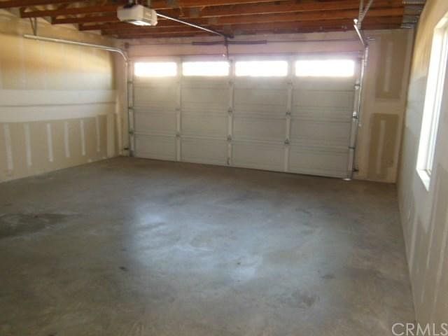 Two car garage parking and laundry hookup