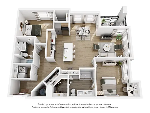 Floor plan B3