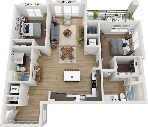 Floor plan B6