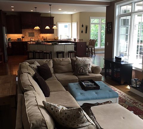 First floor open plan living