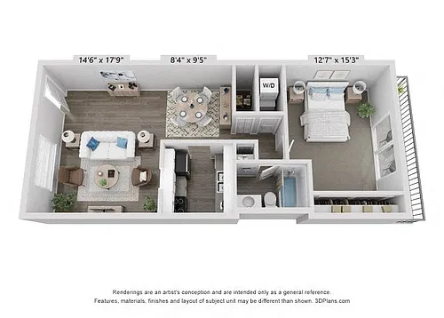 Floor plan Gilmore Classic