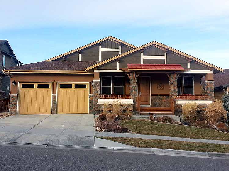 Front elevation looking north