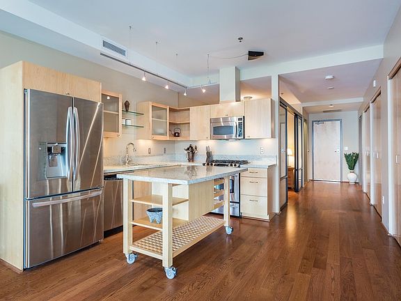 Kitchen and front door