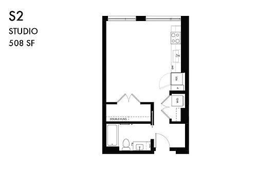 Floor plan Studio S2