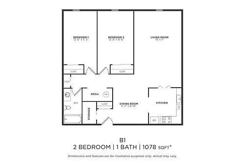 Floor plan B1P