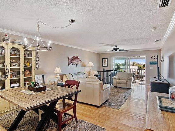 Living/dining area.