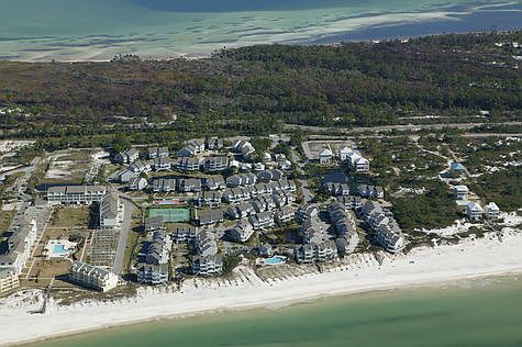 Aerial view of community